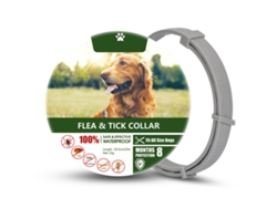 Collar Antiparasitario Inovarea Para Perros, 8 Meses De Protección, Control De Pulgas Y Garrapatas, Impermeable, Ajustable.