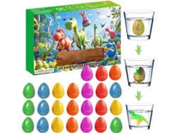 Calendario de Adviento de Dinosaurios - Set de juguetes para la cuenta regresiva hasta Navidad (Pre-Navidad)