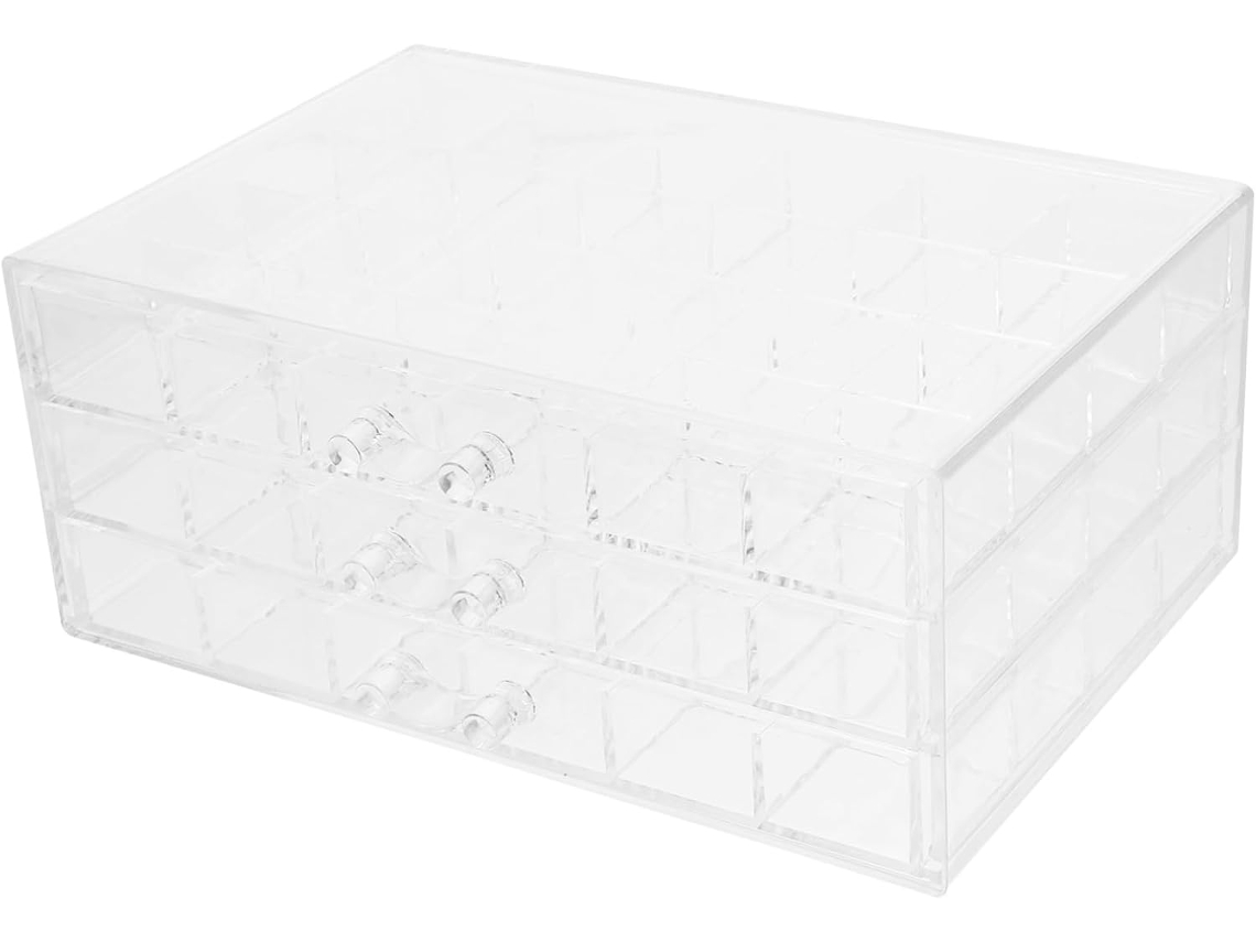 Caja De Almacenamiento Acrílica Para Joyas Y Pendientes, Organizador De Cuentas