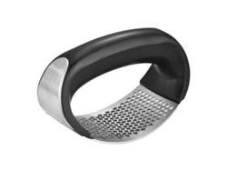 Trituradora de hielo de acero inoxidable con mango de madera, ideal para bares y hogares Rosewell
