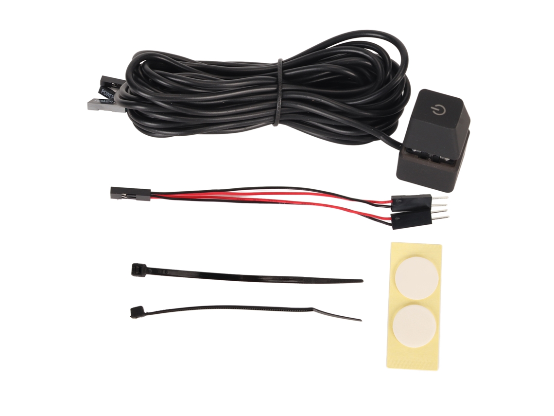 Baoj-2026novobotão Mecânico Azul Com Luz De Fundo Para Interruptor De Energia Do Pc