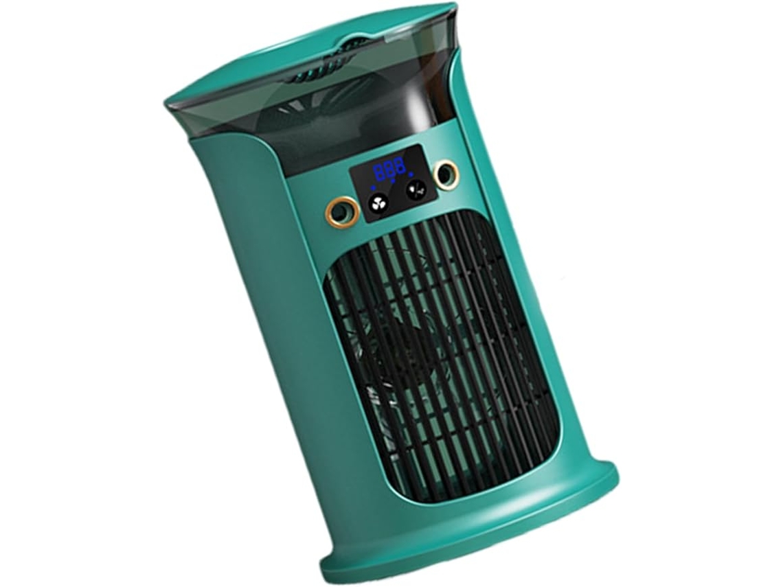 CZHHMART Mini Aire Acondicionado Evaporativo Portátil, con Pulverizador Refrescante y Humidificador (Verde) | CZHHMART
