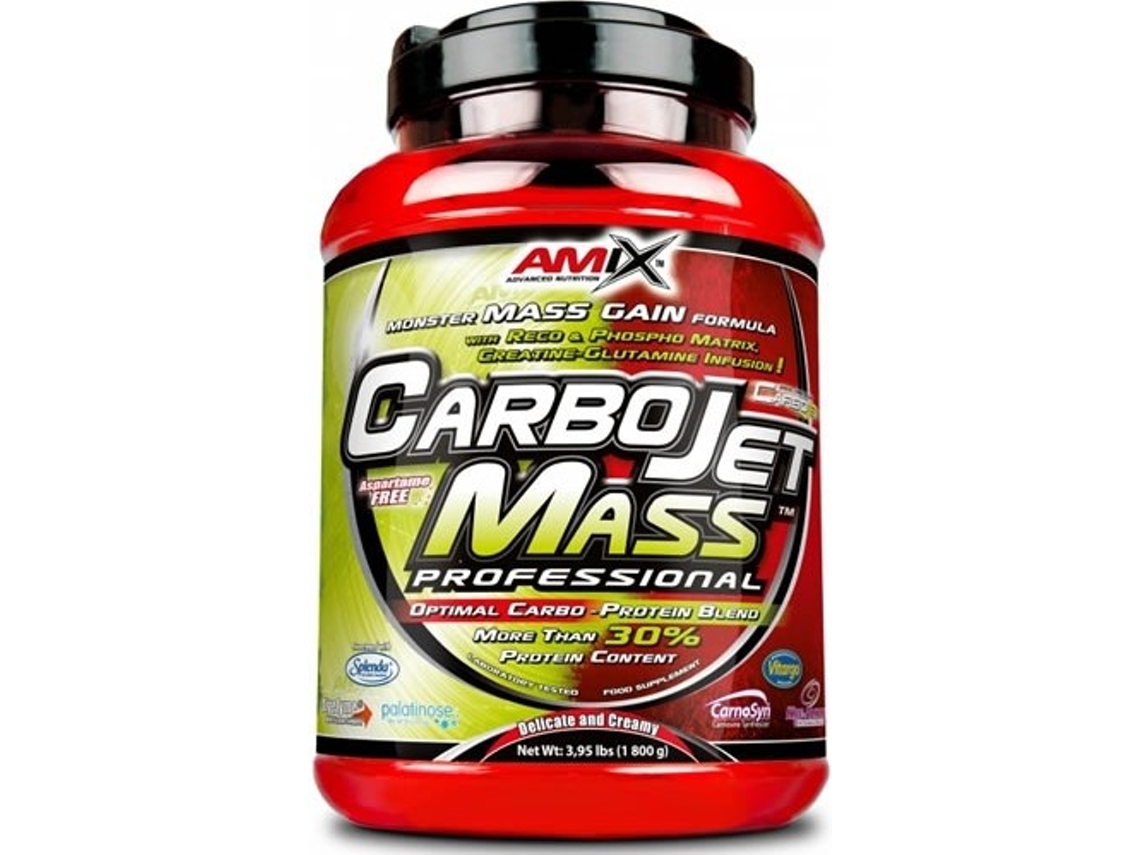 Suplemento Alimentar AMIX Carbojet Mass (3 Kg - Vainilla)