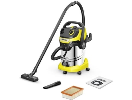 KARCHER WD 5 S V-30/5/22 aspirador de seco e molhado - tanque de aço inoxidável de 30 L - 1100W (função de soprador)