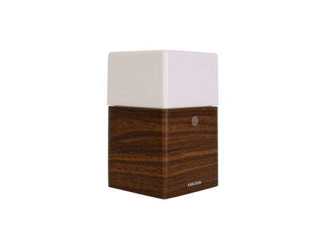 Reloj despertador de chapa de madera KARLSSON Frosted Light LED