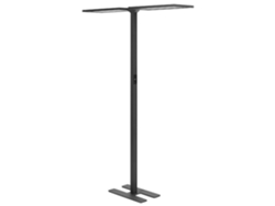 Lámpara de pie BELIANI Sculptor de Aluminio Negro 135x30x197