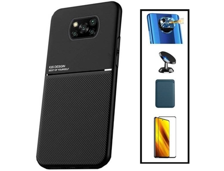 Funda y Protector Xiaomi Redmi Poco X3 Pro PHONECARE Magnetic Lux Negro