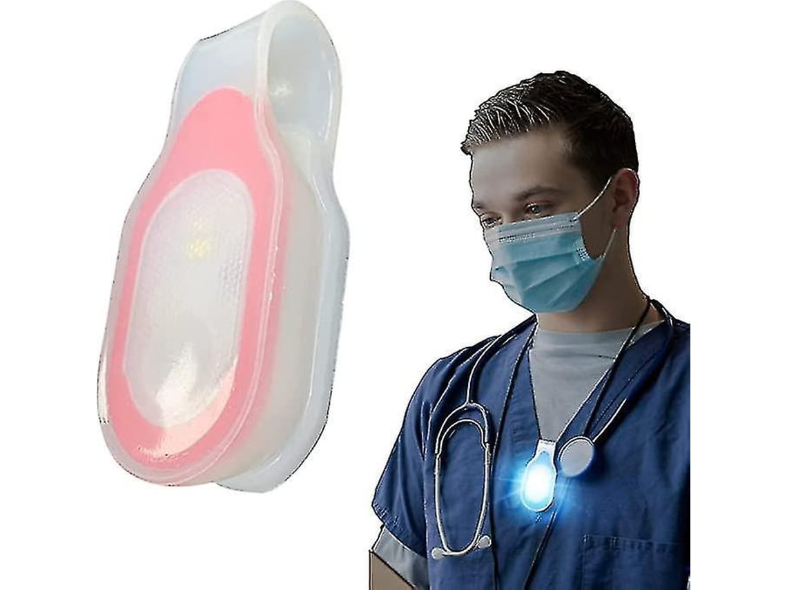 Rebe-luces Led Portátiles Para Enfermeras Con Clip Magnético Manos Libres, Ideal Para Caminatas, Cuidado De Animales, Correr Y Médicos Rojo