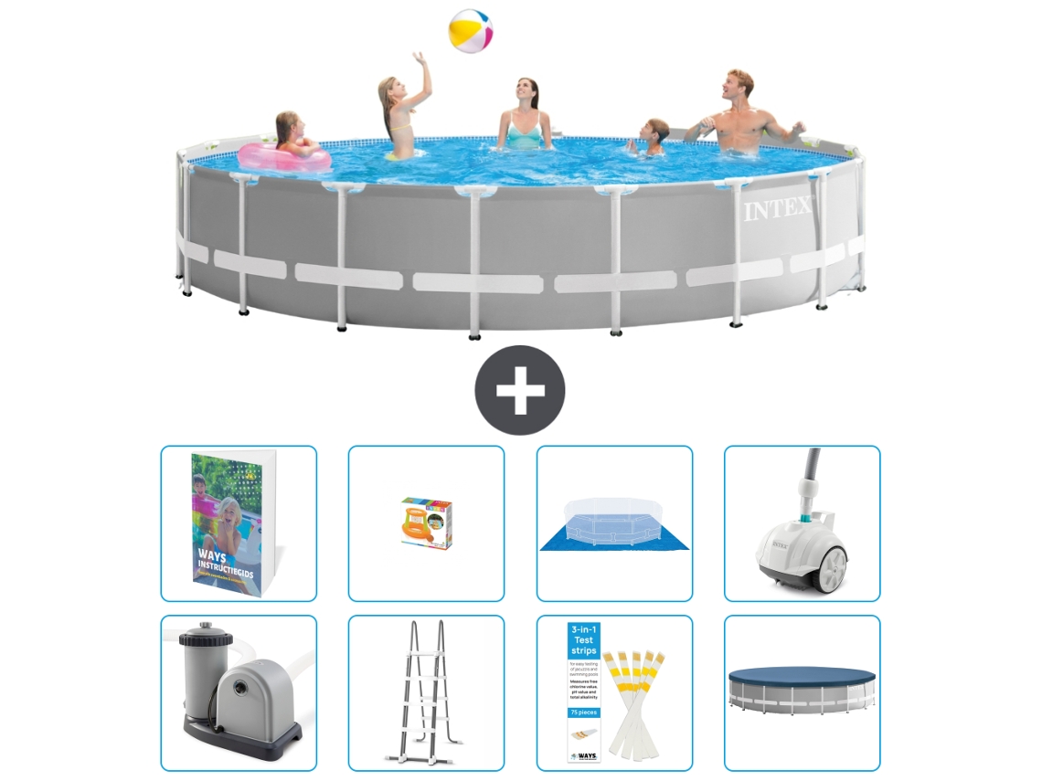 Intex Piscina Prism Frame Redonda - 549x122 Cm - 9-peças S590