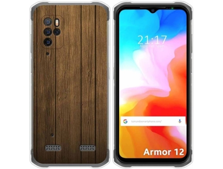 Carcasa Ulefone Armor 12 5G TUMUNDOSMARTPHONE Dibujos Madera Multicolor