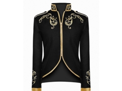2026-chaqueta Medieva Victoriana Con Bordado, Cremallera Y Cuello Alto Para Cosplay Pirata Gótico Steampunk