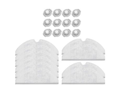 Para Xiaomi Roborock Robot S50 S51 S5 repuestos de aspiradora Kits de fregona paños de fregado húmedo filtro Cepillo Lateral cepillo de rollo