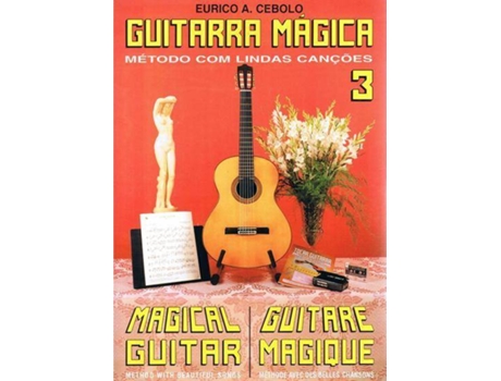 Libro EURICO CEBOLO Guitarra Mágica 3 (Portugués)