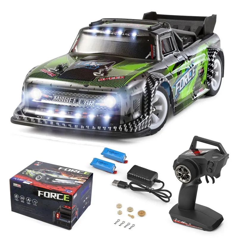 (2 Baterías) Coche Todoterreno De Control Remoto De 2,4 G, 30 Km/h, Chasis De Metal, Tracción En Las Cuatro Ruedas Y Alta Velocidad