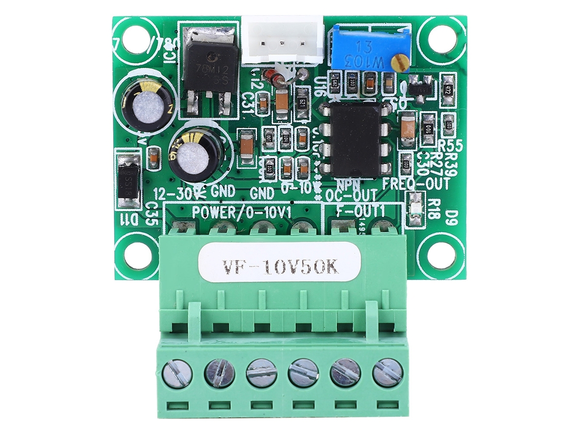 Módulo Convertidor De Voltaje Frecuencia 0-10v A 0-50khz Suministros Electrónicos Plc