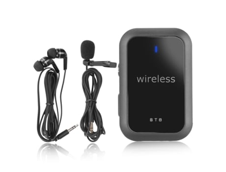 Sistema de micrófono inalámbrico Lavalier con cancelación de ruido, micrófono Lavalier para grabación, enseñanza, transmisión en vivo en teléfono c...