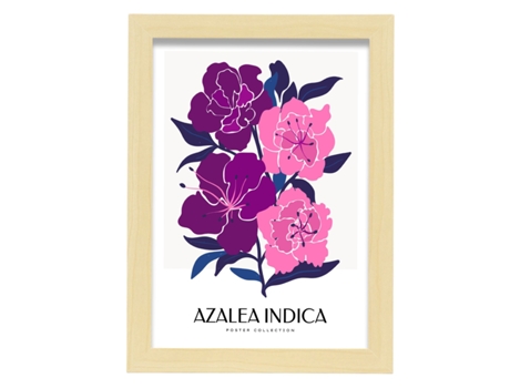 Póster NACNIC Pop Art Abstracto. Azalea Indica
