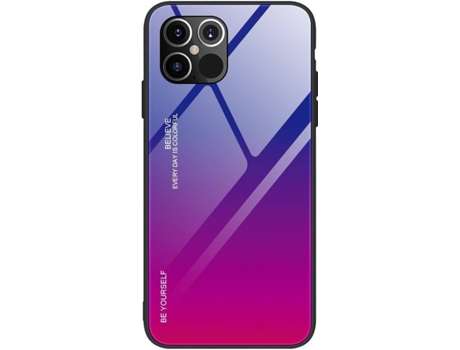 Protector de Pantalla iPhone 12 Pro Max LMOBILE Rosa, Morado