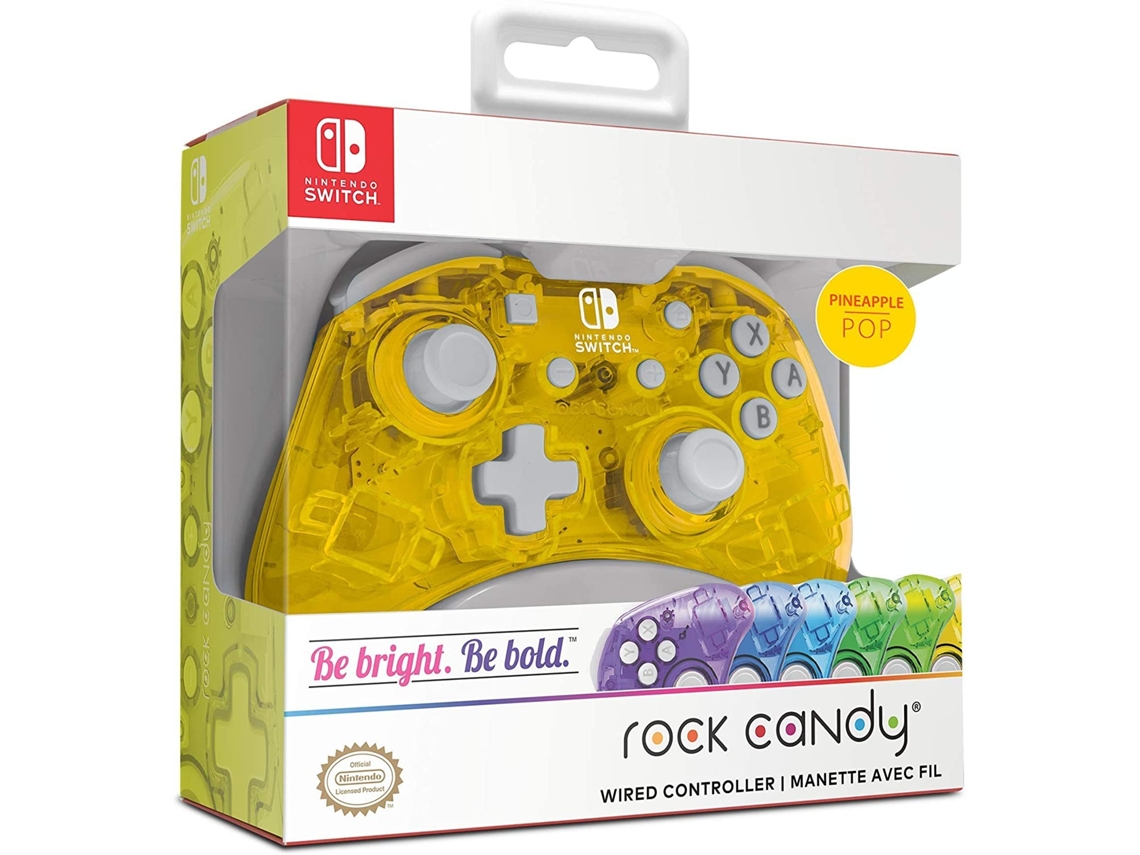 Mando Nintendo Switch PDP Rock Candy Amarillo(con cable)