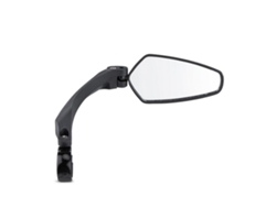 Espejo retrovisor izquierdo para bicicleta, soporte para manillar de aluminio, 1 pieza