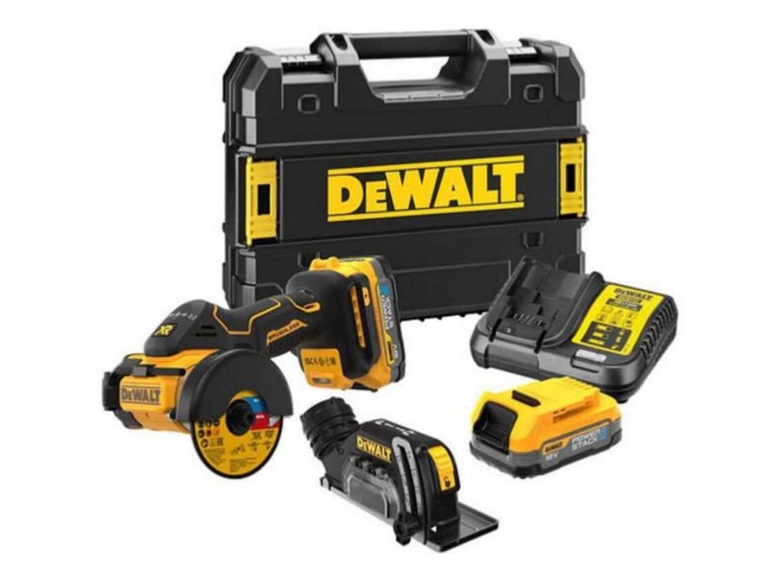 Amoladora Xr 18V 76Mm 2 Baterías 1 Caja Cargador 7 Ah Tstak Dcs438E2T-Qw DEWALT