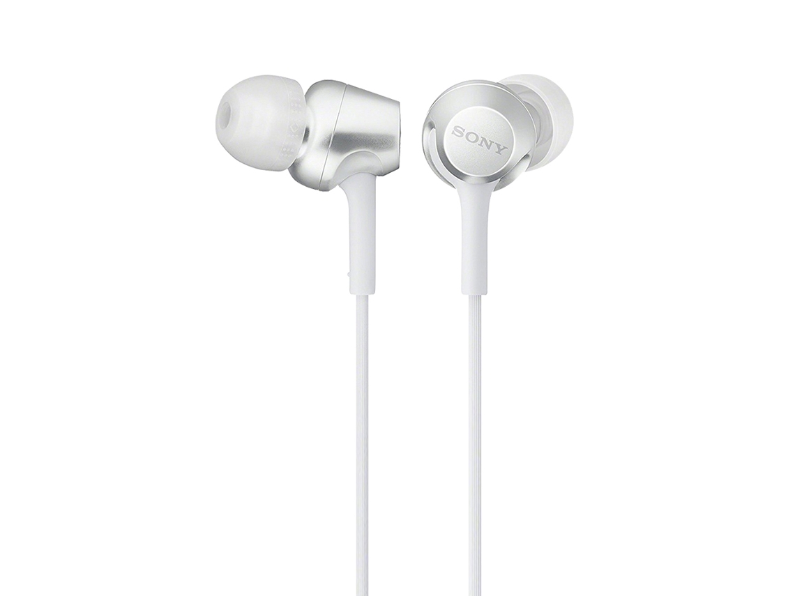 Auriculares Intrauditivos Sony Mdr-ex255ap Con Micrófono Y Control Remoto En Línea, Graves Reforzados Y Cables Antienredos.