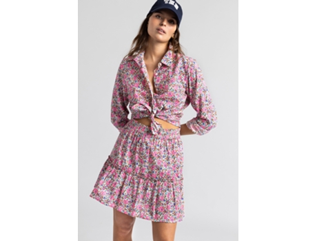 Falda de Mujer THROTTLEMAN Algodón Multicolor (XL)