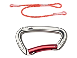 Llavero De Aluminio Cerradura Mosquetón Con Cuerda Cordón