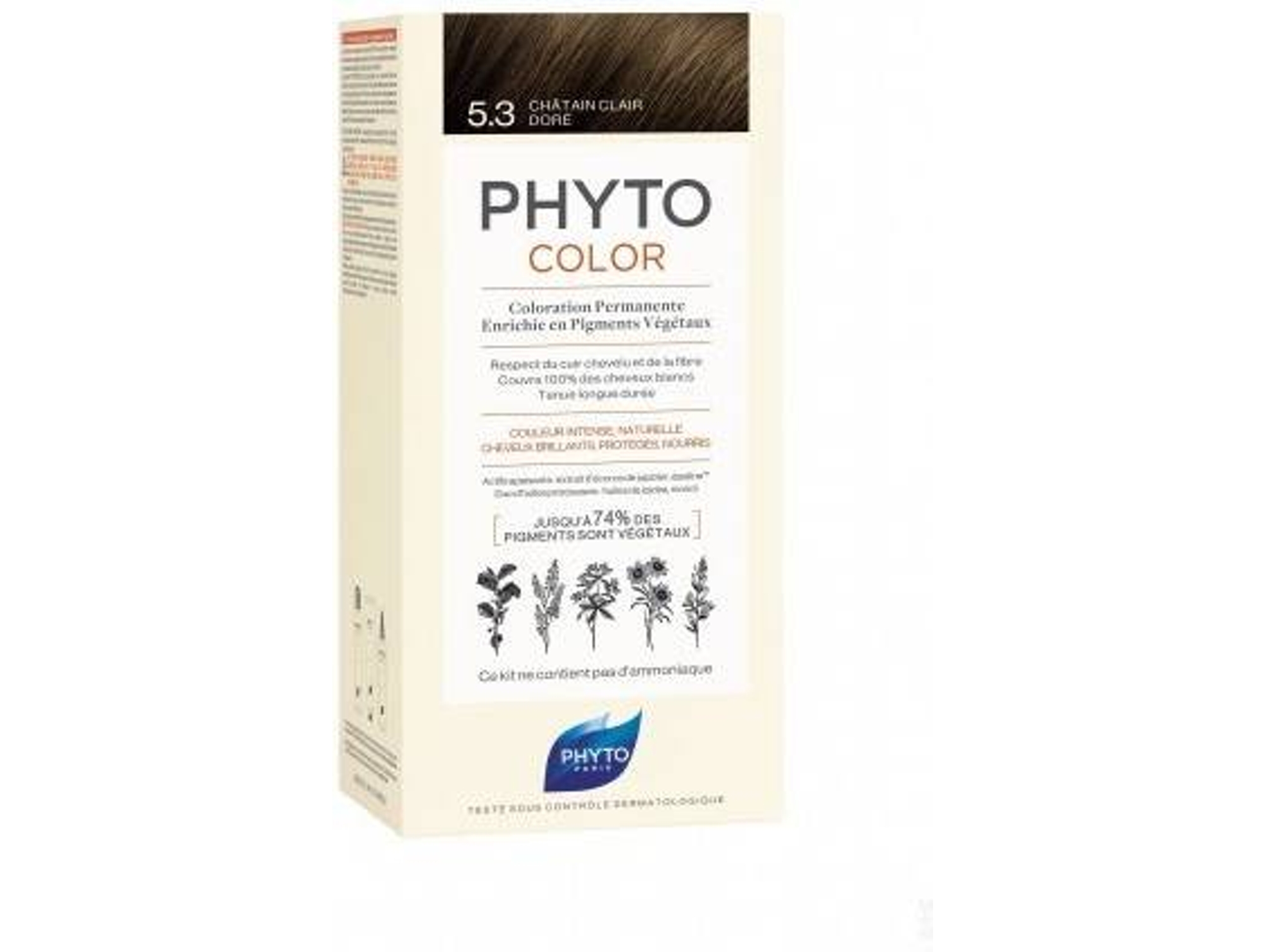 Tinte de Cabello PHYTO Color 5.3 Castano Claro Dorado