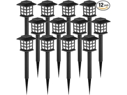 Luces Solares Exteriores 12 Pcs Led Gigalumi, Impermeables, Jardín Y Caminos