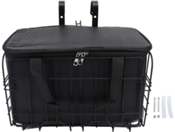 Cesta delantera para bicicleta con bolsa interior extraíble, cesta grande de hierro para bicicleta de montaña Gokoco