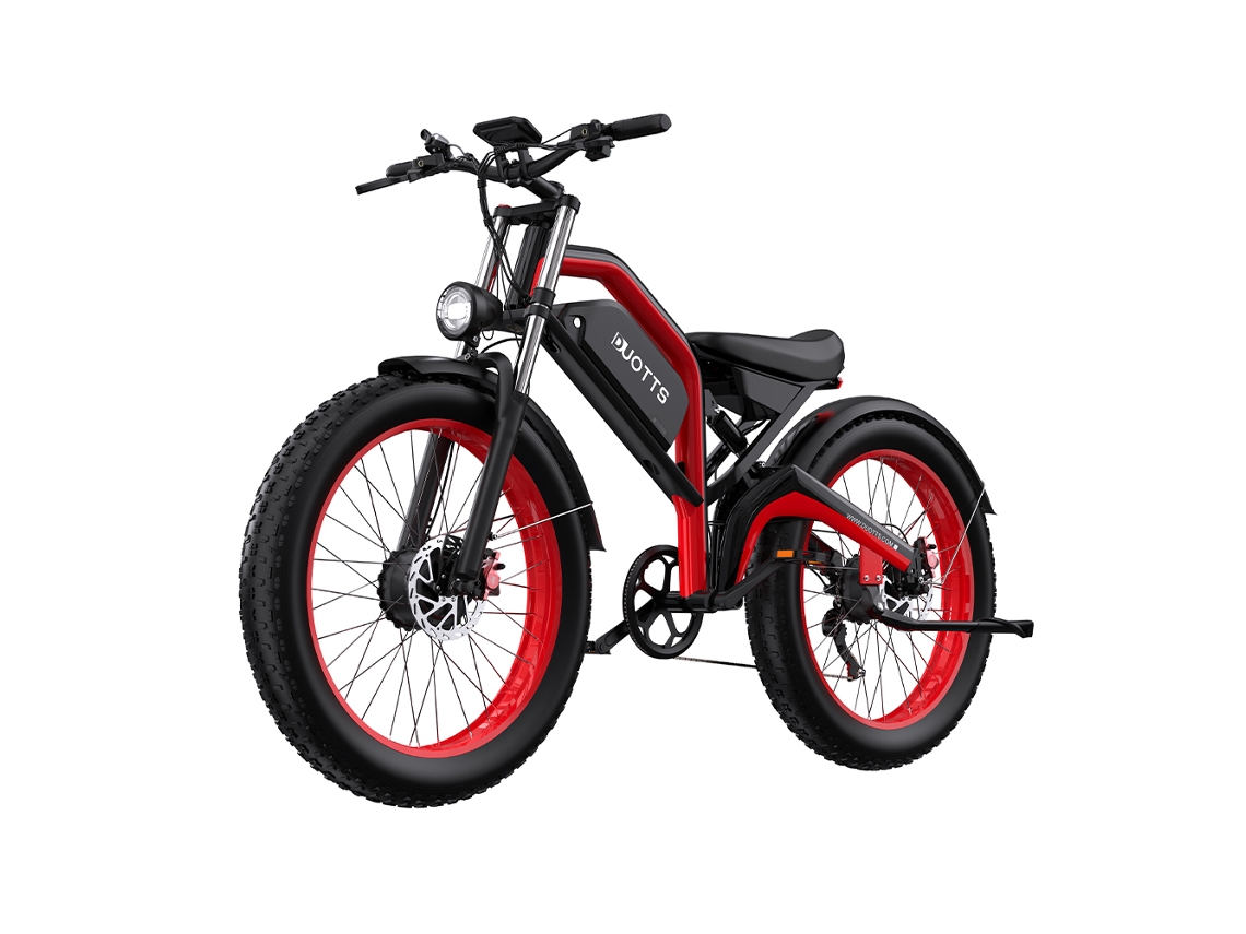 Bicicleta eléctrica Duotts N26 de 26 pulgadas, 1500 W, motor dual, batería Samsung de 48 V y 20 Ah