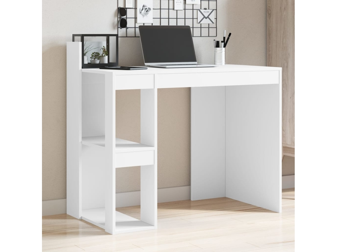 Escritorio | Mesa | Escritorio 103,5 x 56,5 x 94 cm, Derivados de madera, Blanco