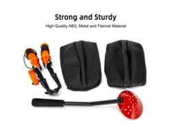 Conjunto De Equipamento De Pesca No Gelo Com Colher, Picareta E Joelheiras Para Inverno
