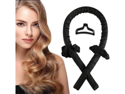 Kit De Rizador Sin Calor Con Cinta De Seda, Herramienta De Peinado Sin Daños Para Cabello Largo Y Mediano.