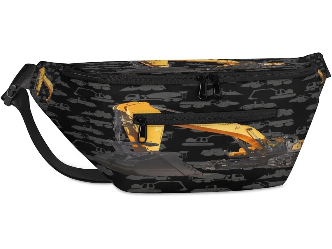 Bolso Hombro Unisex Tropicallife Project Car Excavator Para Hombres Mujeres Gran Capacidad Bolso Pecho Info