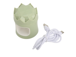 Rebe-lâmpada De Secagem De Gel Para Unhas Mini Com 6 Chips De Luz Suave, Portátil, Verde