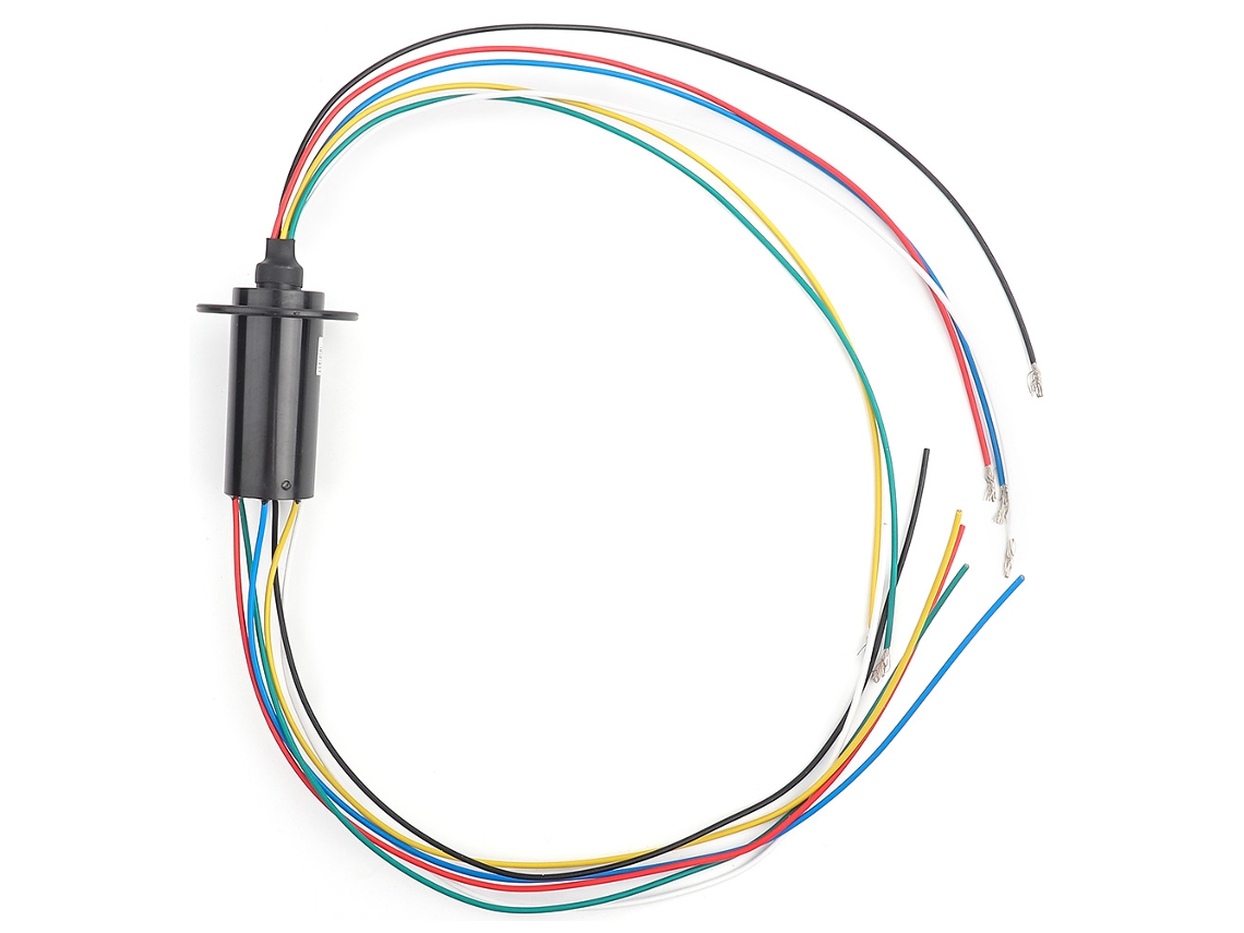 Condutor deslizante Veloriskku-anel 29,8 mm 10 A 150 rpm 0~600 V Ca/cc Cápsula coletora Anel