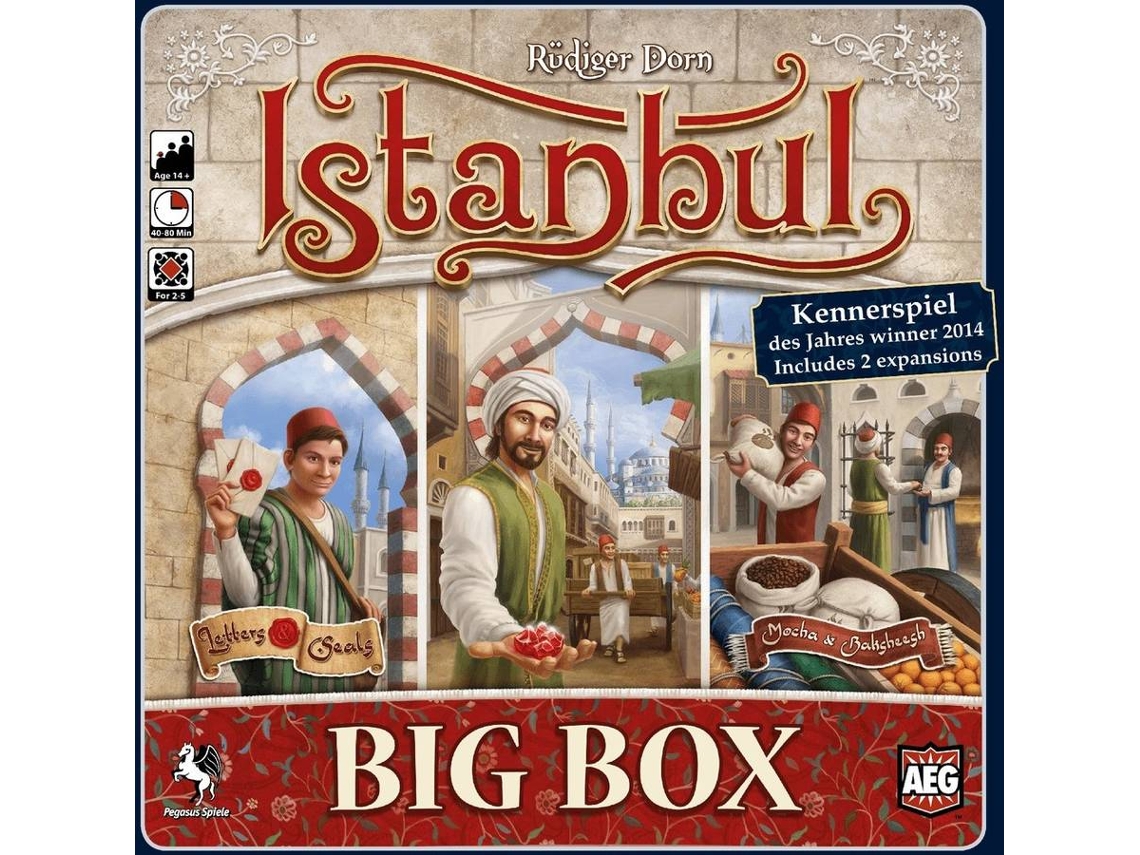 Juego de Mesa PEGASUS SPIELE Istanbul Big Box (Inglés)