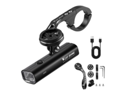 Luces Led Recargables E Impermeables Para Bicicleta De 400 Lúmenes Para Ciclismo Nocturno Con Soporte Giratorio.