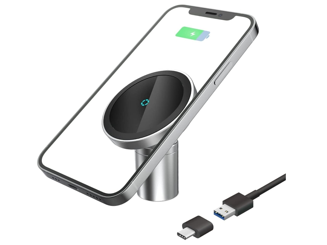 Cargador Sem Mag Safe Car Vent Mount Carregamento para YIZHOOD Negro