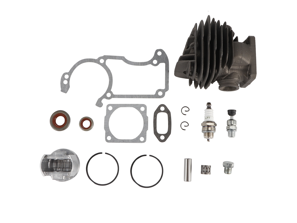 Kit De Cilindro Con Retén De Aceite Y Bujía Para Motosierra Stihl 026 Ms260 Ms260c 026pro De 44 Mm.