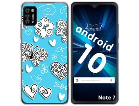Carcasa Cubot Note 7 TUMUNDOSMARTPHONE Dibujos Multicolor