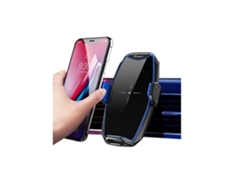 Cargador Carro Sem Qi Carregamento Rápido Fixação para iPhone SE YIZHOOD Seda Azul