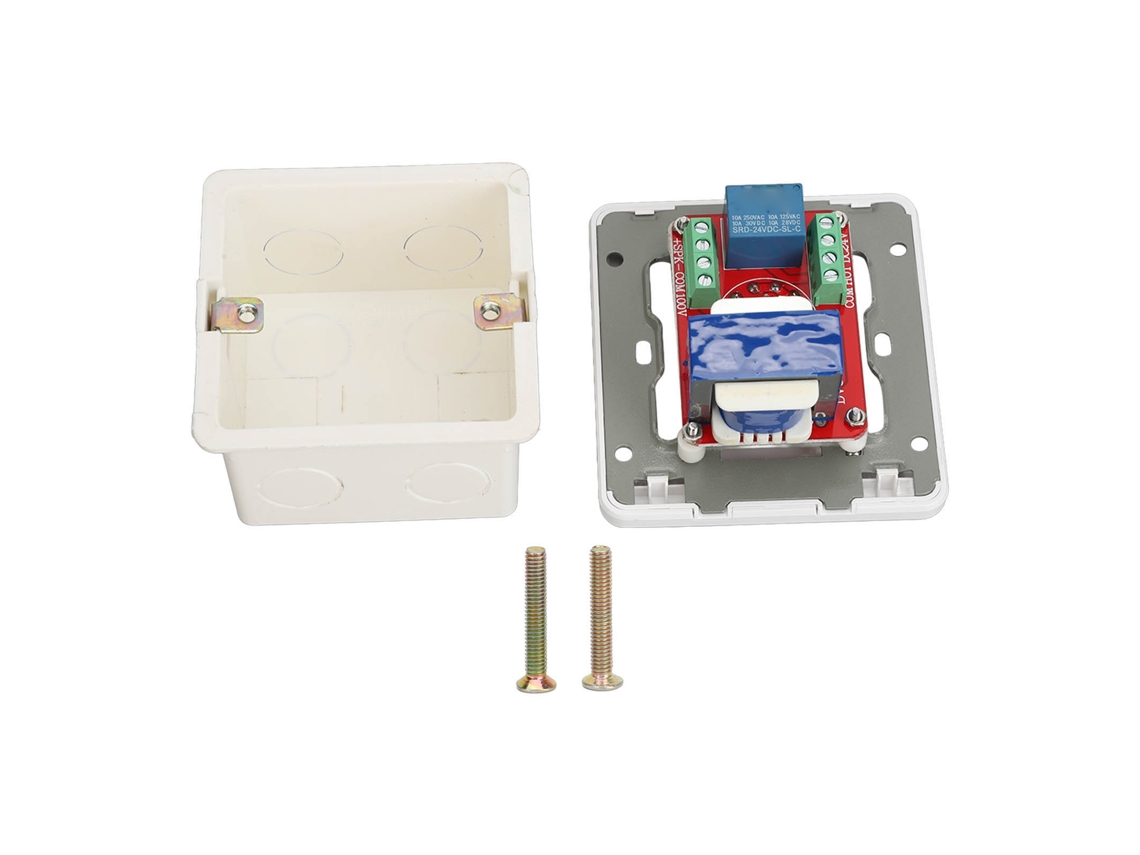 Control De Volumen Mural Con Mando Giratorio, 30 W, 4 Posiciones, Para Altavoces De Voltaje Constante, Color Blanco.