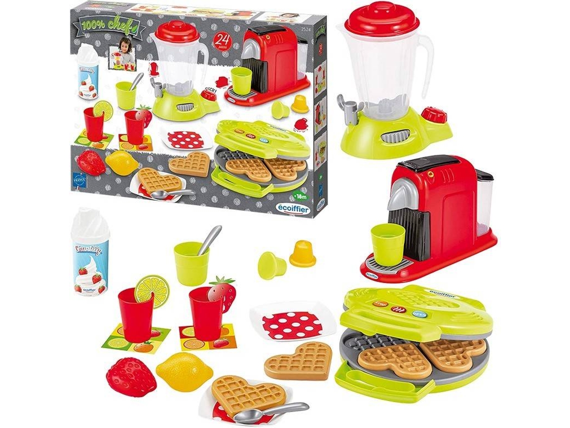Juguetes de Fantasía SMOBY Set Pequeños Electródomesticos 100% Chef (Edad Minima: 1)