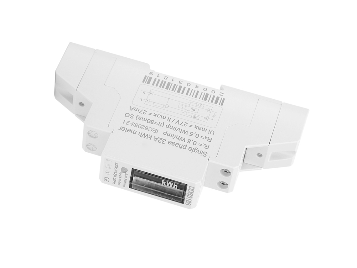2026as-medidor De Energia Monofásico Inteligente Dds5188 De Alta Precisión 230v 5(32)a 50hz
