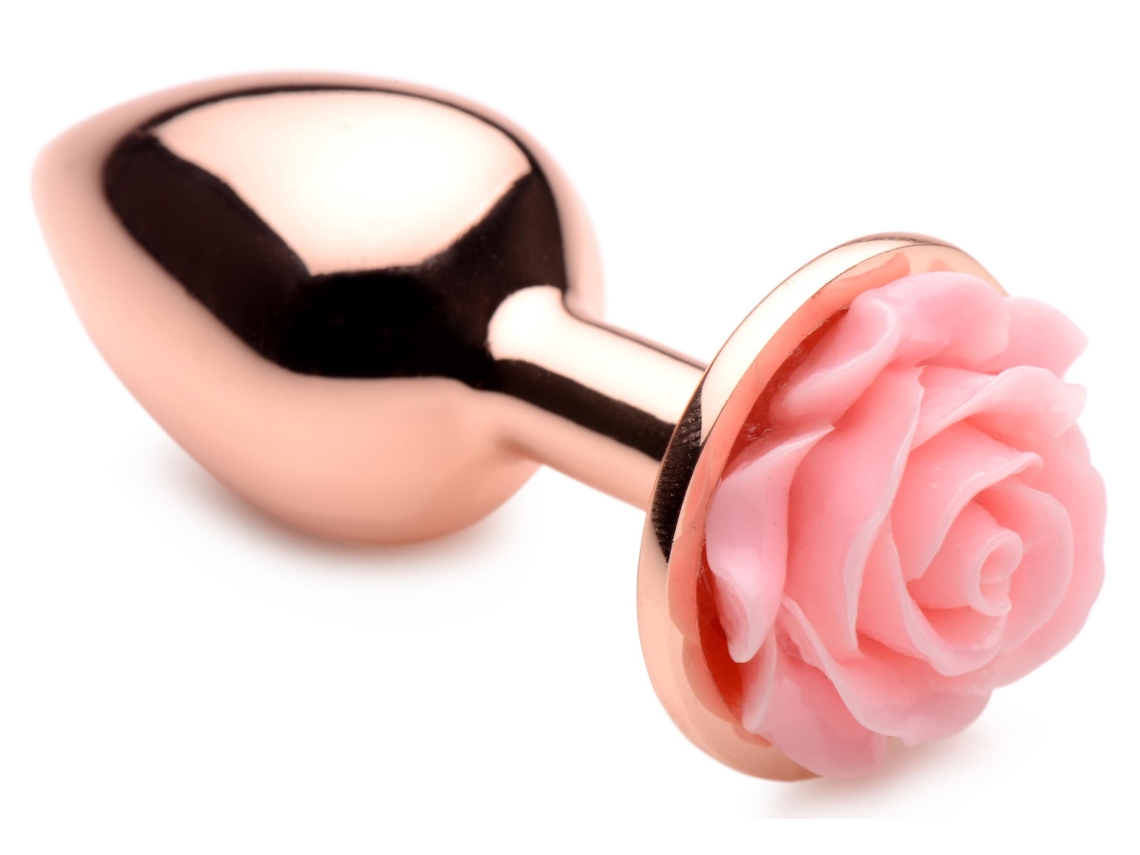 Tapón anal Pink Rosa color rosa dorado  Pequeño BOOTY SPARKS