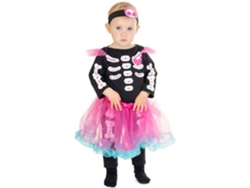 Disfraz de Bebé DISFRAZZES Esqueleto Con Tutú (Talla: 0 a 6 meses)