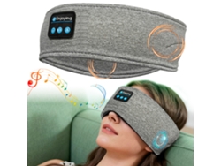 Auriculares Bluetooth 5.0 Con Diadema, Batería De Larga Duración, Ideales Para Hacer Deporte Y Dormir. Digitallab Gris Claro